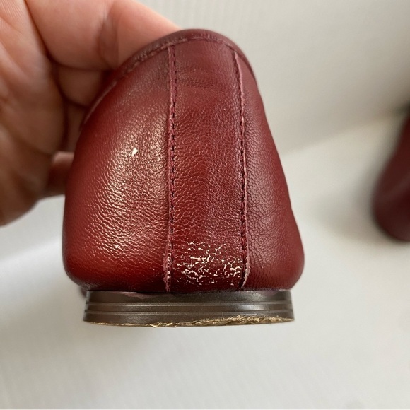 Roberto Vianni classy New York City style Red Flats size 9 - Picture 8 of 14